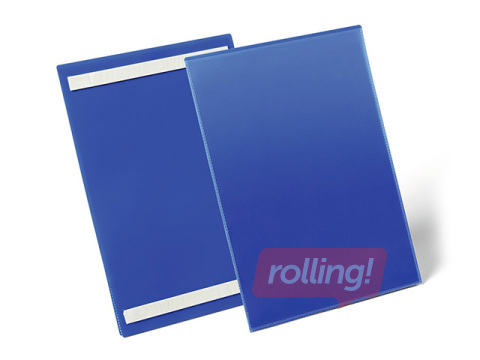 Infotasku Durable, isekleepuv, A4, vertikaalne, sinine, 1tk