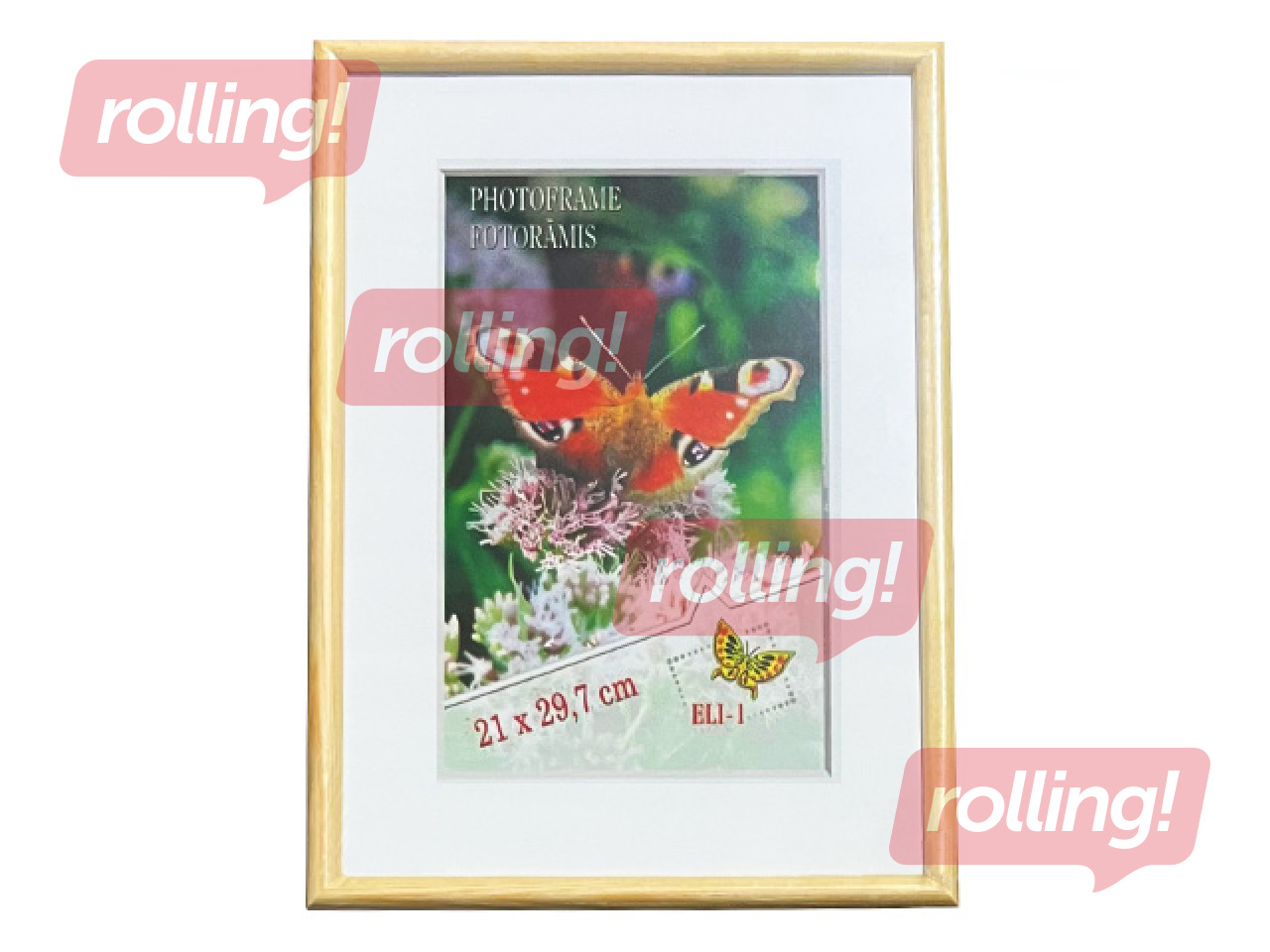 Pildiraam,  A4, puidust, helepruun