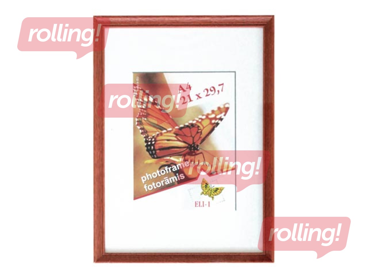 Pildiraam Spring, A4, puidust, tumepruun