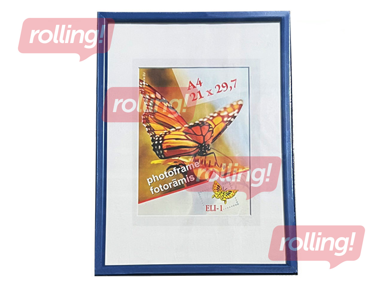 Pildiraam Aura, A4, plastik, tumesinine