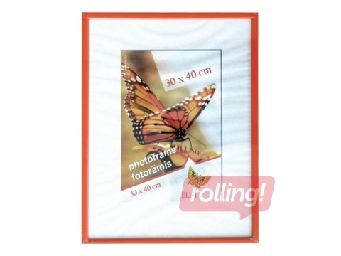Photo frame Aura, A3, plastic, orange 