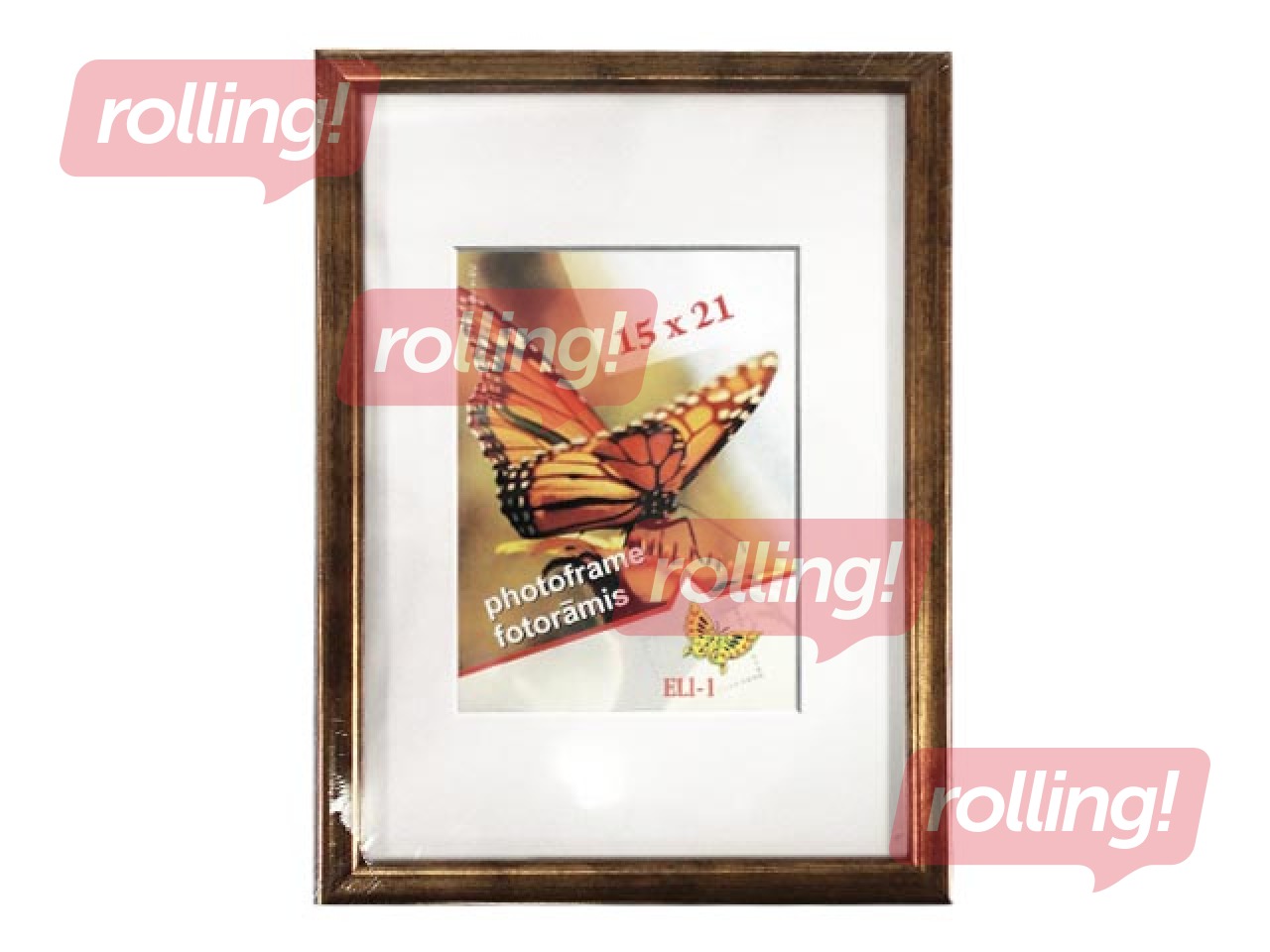 Pildiraam Aura, A5, plastik, antiikkuld