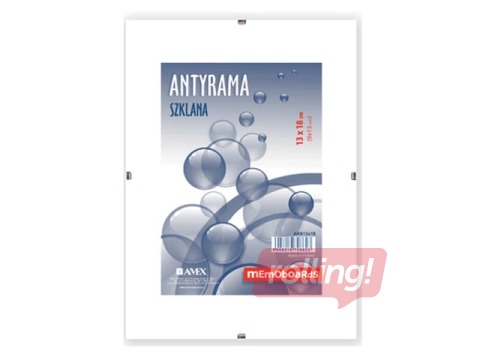 Glass clip frame, A4