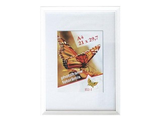 Photo frame Spring, A4, wooden, white