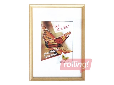Photo frame Spring, A4, wooden, natural wood