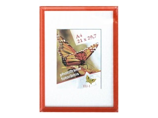 Photo frame Spring, A4, wooden, orange