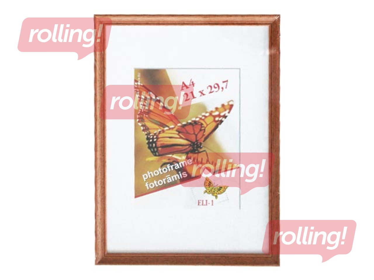 Foto rāmis Spring, A4, koka, brūns