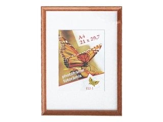 Photo frame Spring, A4, wooden, brown