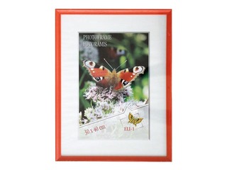 Photo frame Spring, A3, wooden, orange
