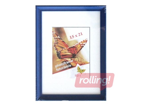 Photo frame Spring, A5, wooden, blue