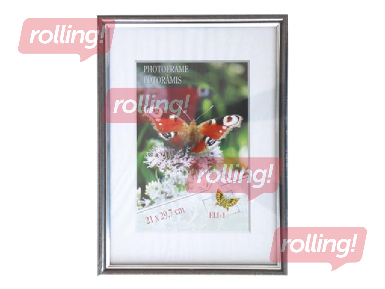 Fotoraam Eco, A4, plastik, hõbedane 