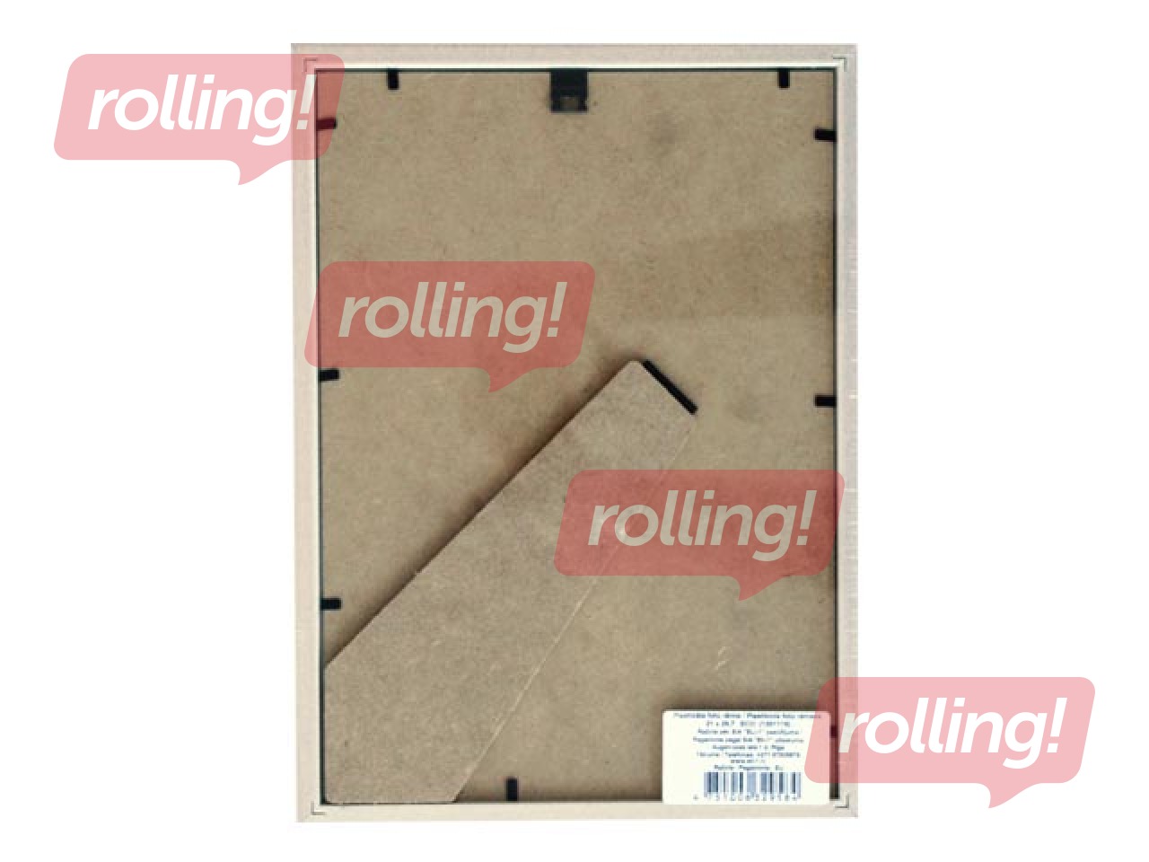 Fotoraam Osaka, A4, plastik, hõbedane