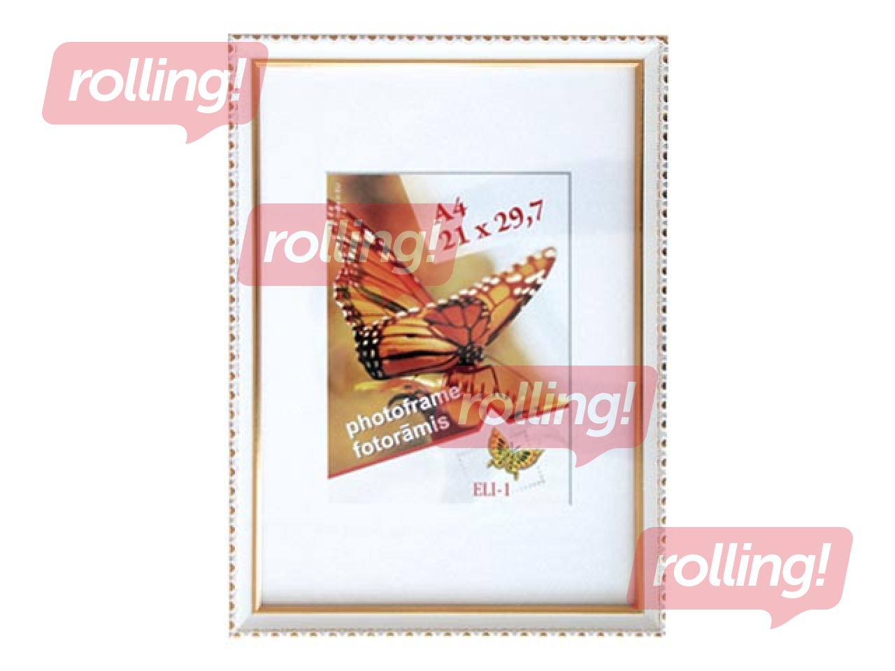 Fotoraam Osaka, A4, plastik, valge 