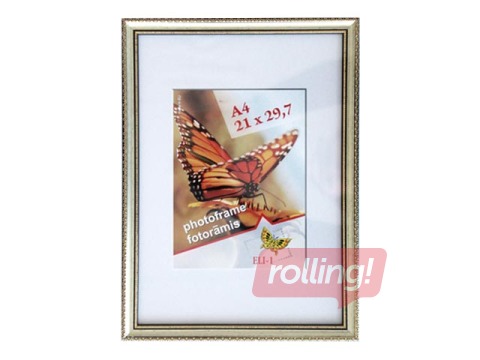 Fotoraam Osaka, A4, plastik, hõbedane