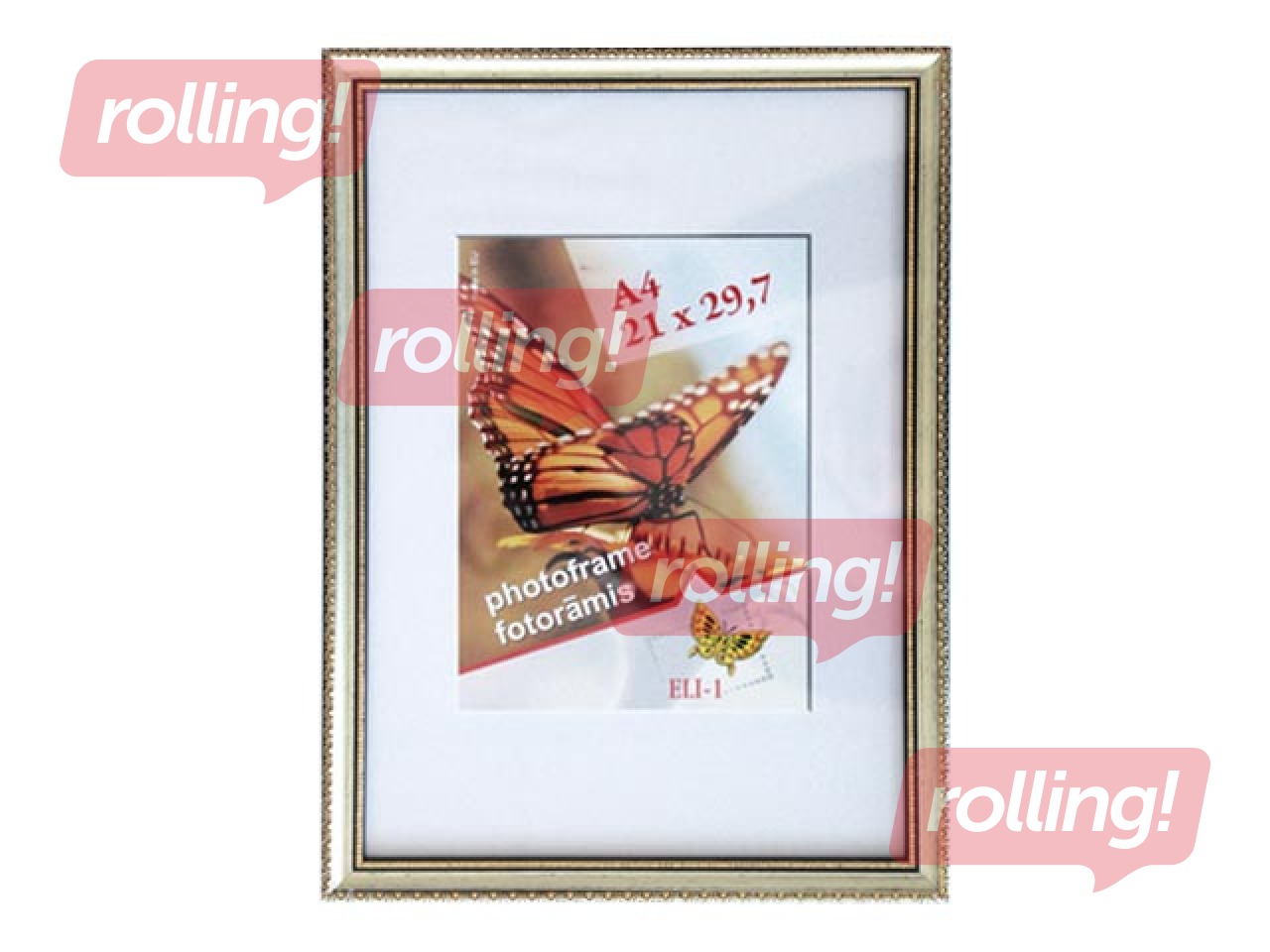 Fotoraam Osaka, A4, plastik, hõbedane