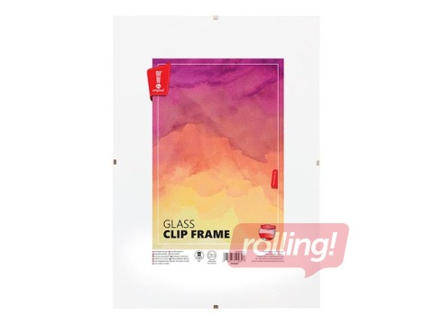 Glass clip frame, A3