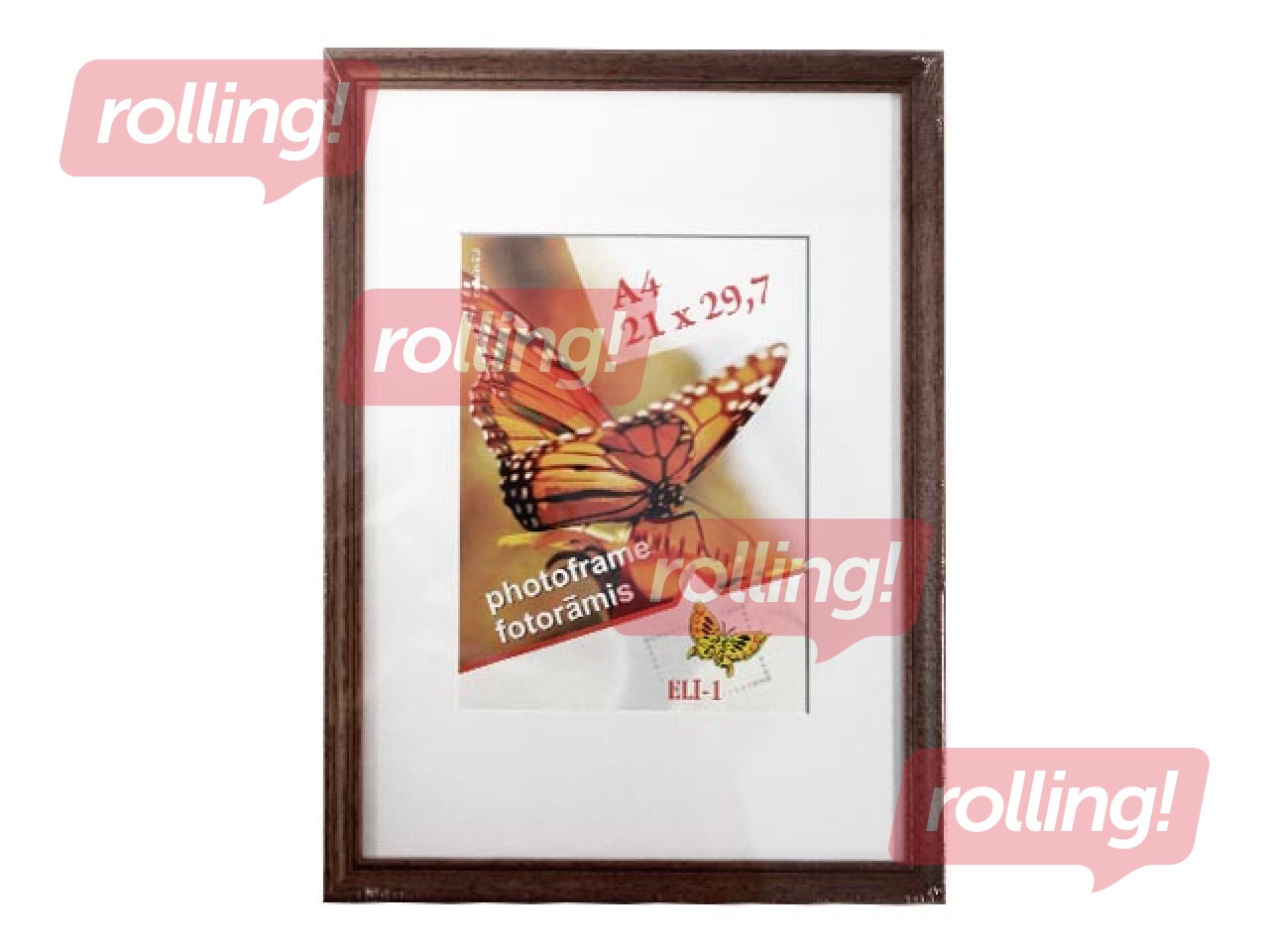 Pildiraam Aura, A4, puit, pruun