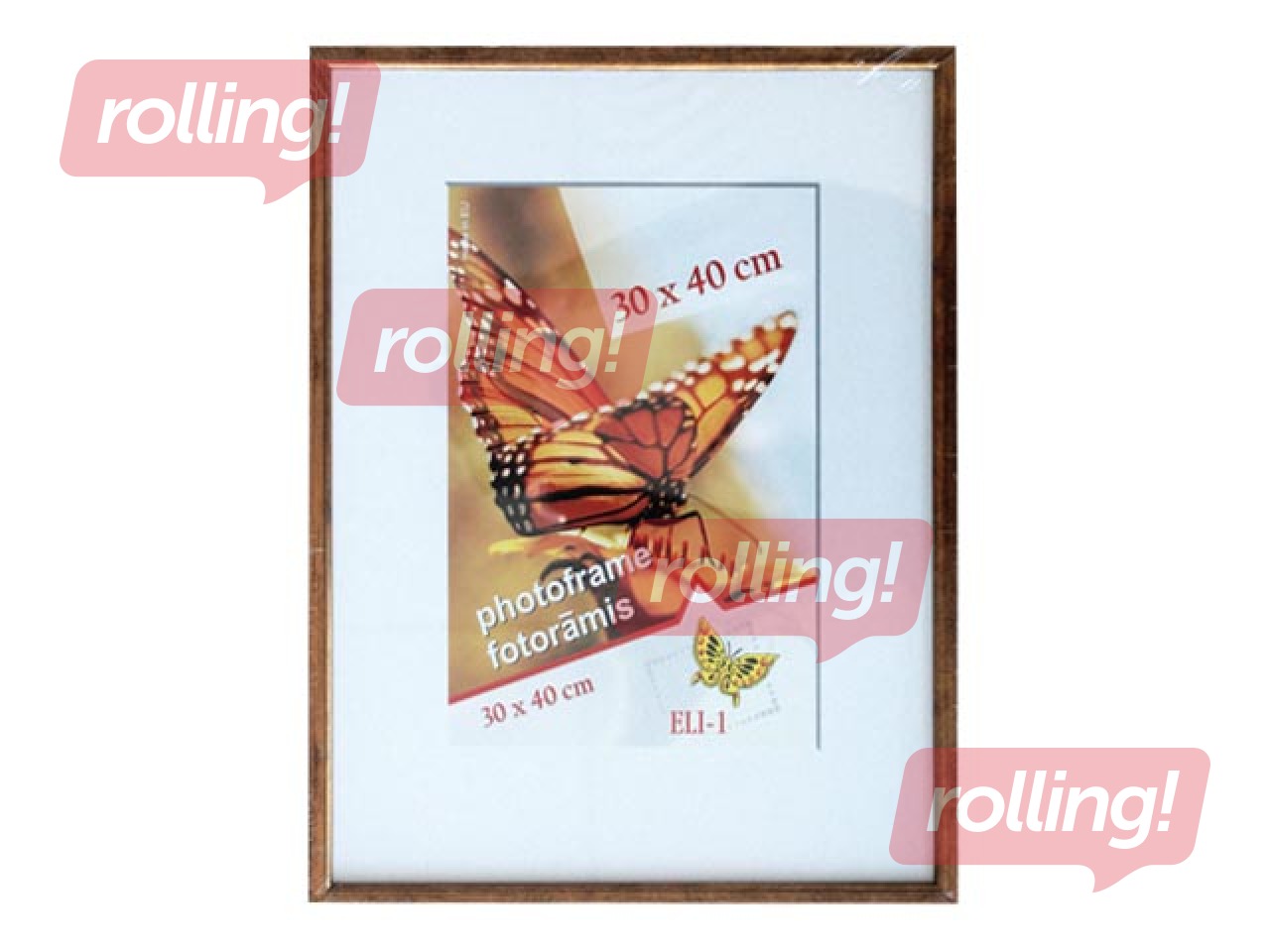 Foto rāmis Aura, A3, plastikāta, antīks zelts