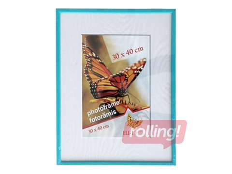 Photo frame Aura, A3, plastic, light blue