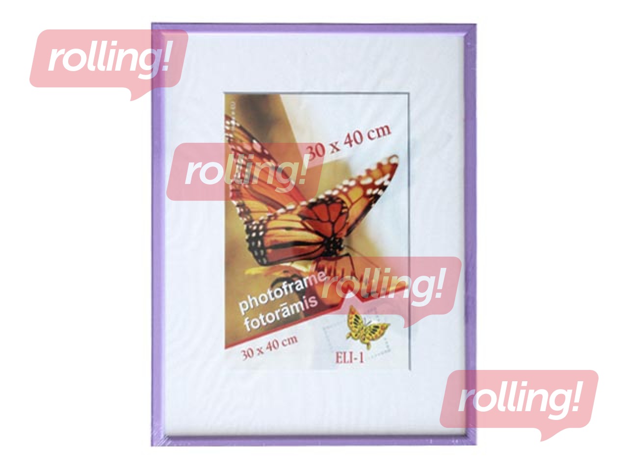 Photo frame Aura, A3, plastic, light purple