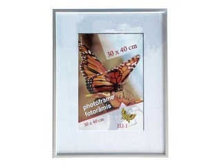 Photo frame, Aura, A3, plastic,  silver