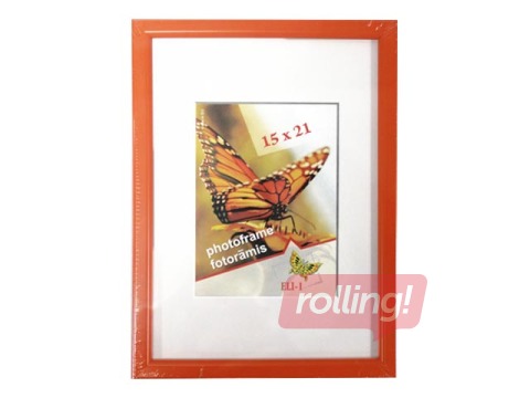 Fotoraam Aura, A5, plastik, oranž