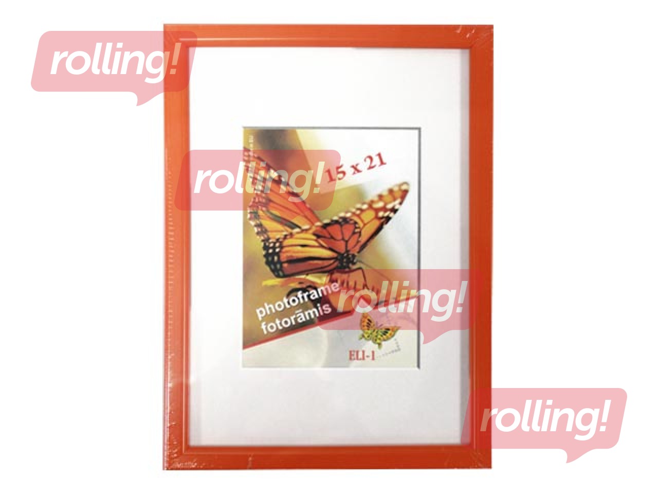 Fotoraam Aura, A5, plastik, oranž