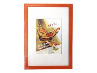 Photo frame Aura, A5, plastic, orange