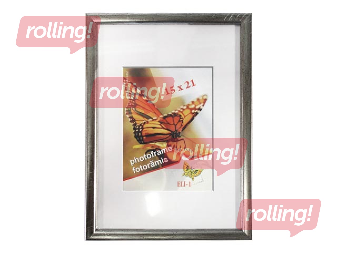 Pildiraam Aura, A5, plastik, antiikhõbe