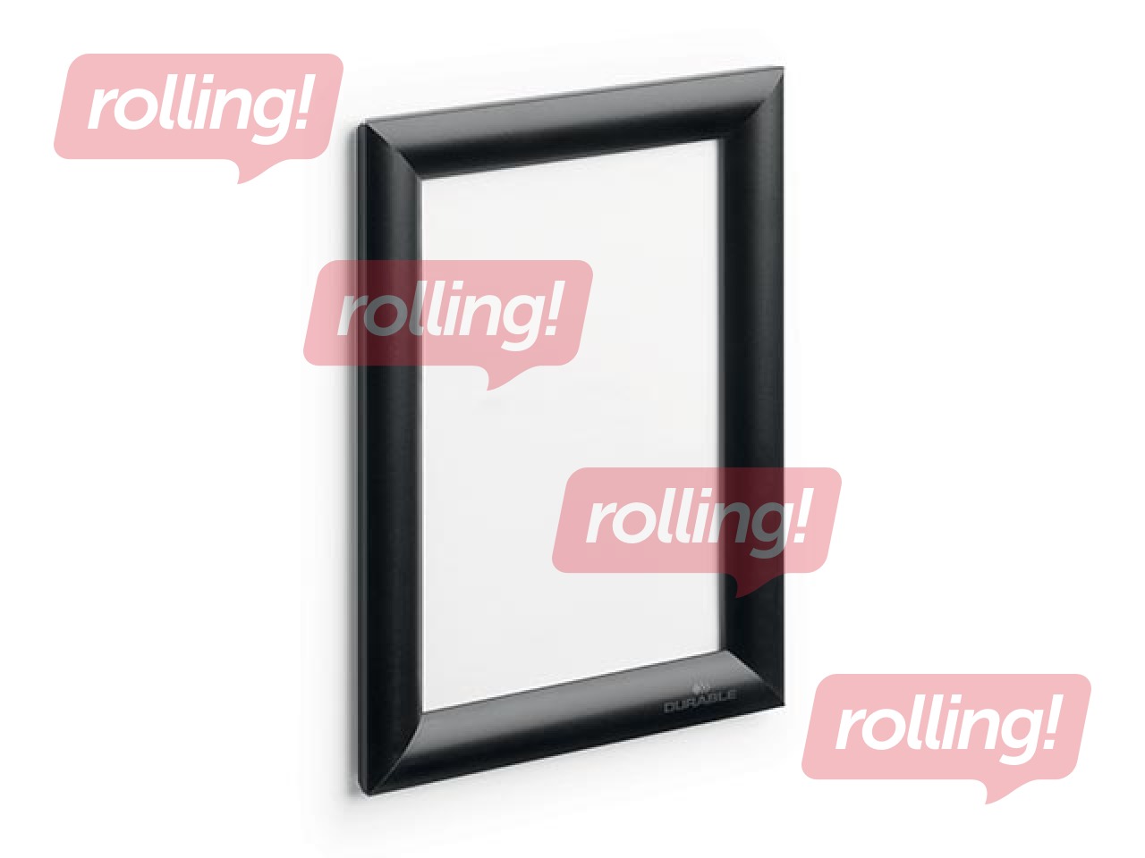 Alumiiniumprofiili raam koos klambritega Durable, A5, must