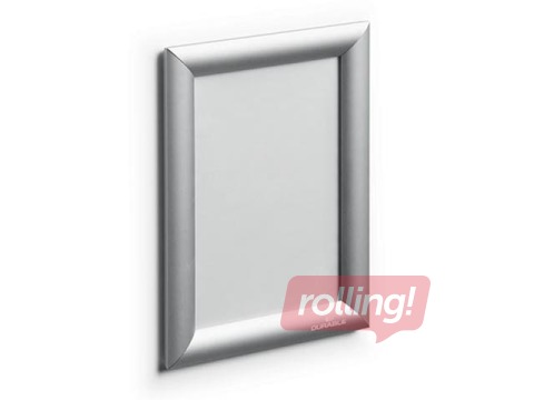 Aluminum profile frame with clips Durable, A5, silver