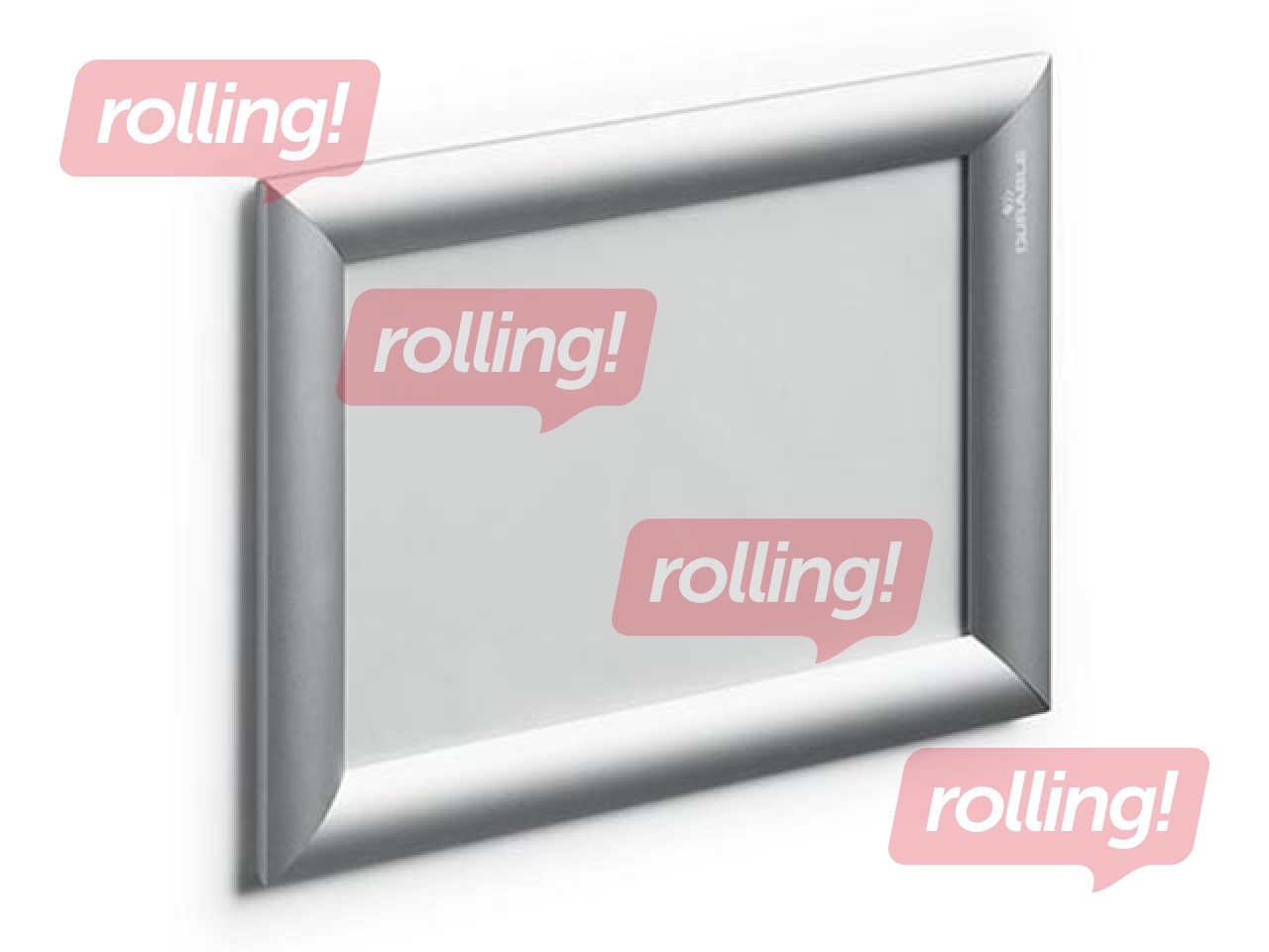Aluminum profile frame with clips Durable, A5, silver