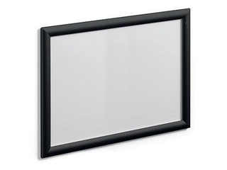 Aluminum profile frame with clips Durable, A3, black