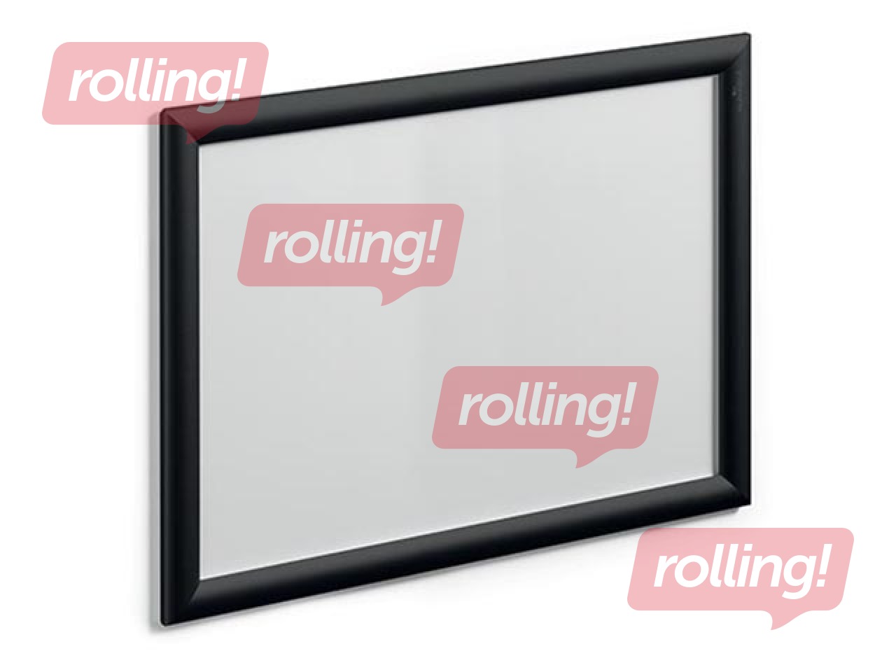 Aluminum profile frame with clips Durable, A3, black
