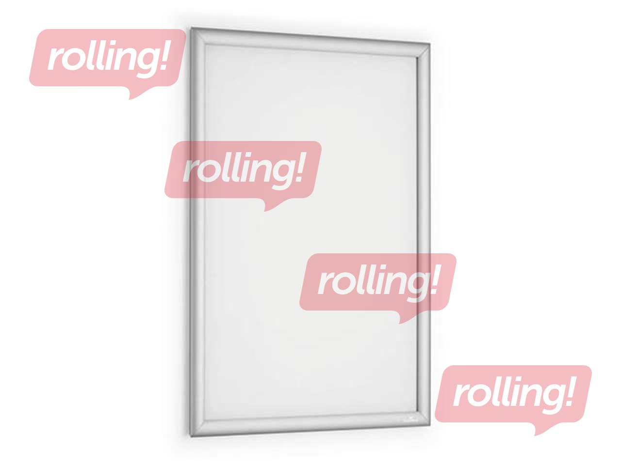 Aluminum profile frame with clips Durable, A2, silver
