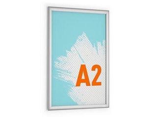 Aluminum profile frame with clips Durable, A2, silver
