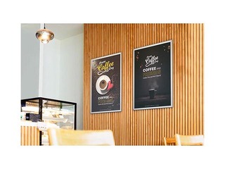 Aluminum profile frame with clips Durable, A1, silver