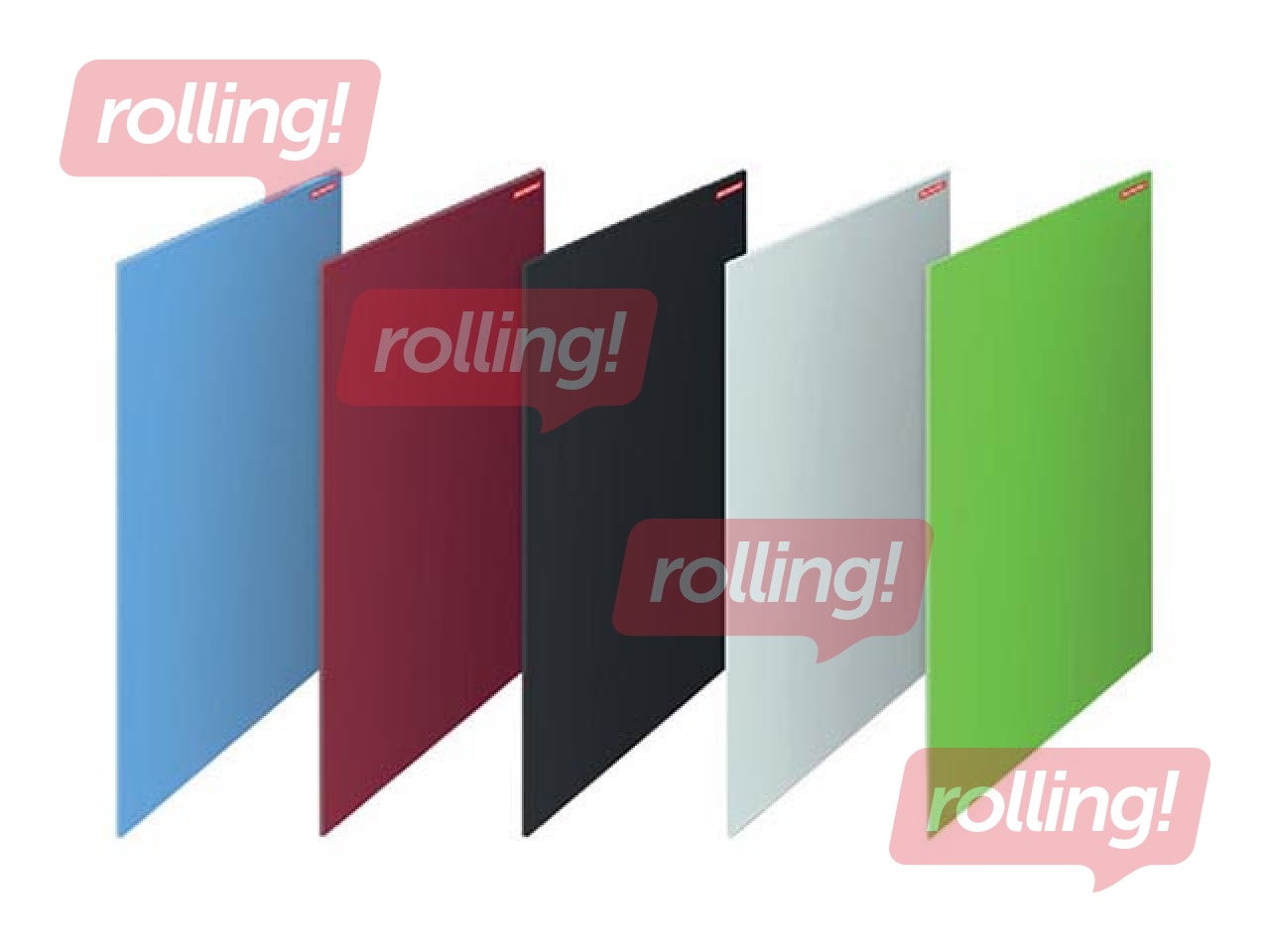 Klaastahvel,magneetiline, 60 x 40 cm, punane