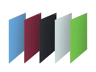 Stikla tāfele Memoboards, magnētiska, 60 x 40 cm, melna
