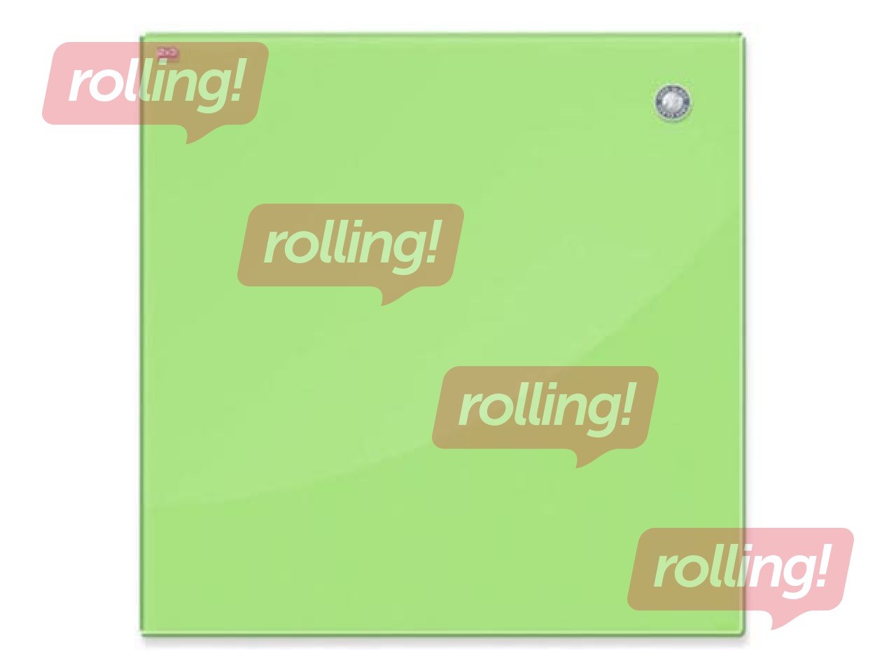 Klaastahvel-magnettahvel 2x3, 60 x 40 cm, heleroheline