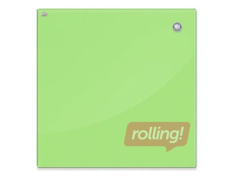 Magnetic glassboard 2x3, 80 x 60 cm,light green