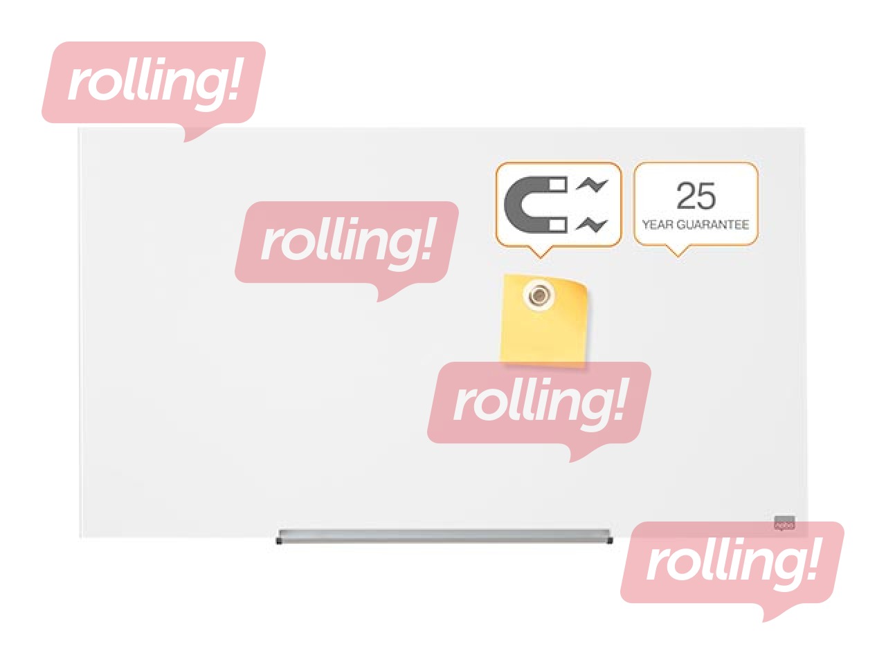 Cтеклянная доска Nobo Impression Pro, магнитная, 45