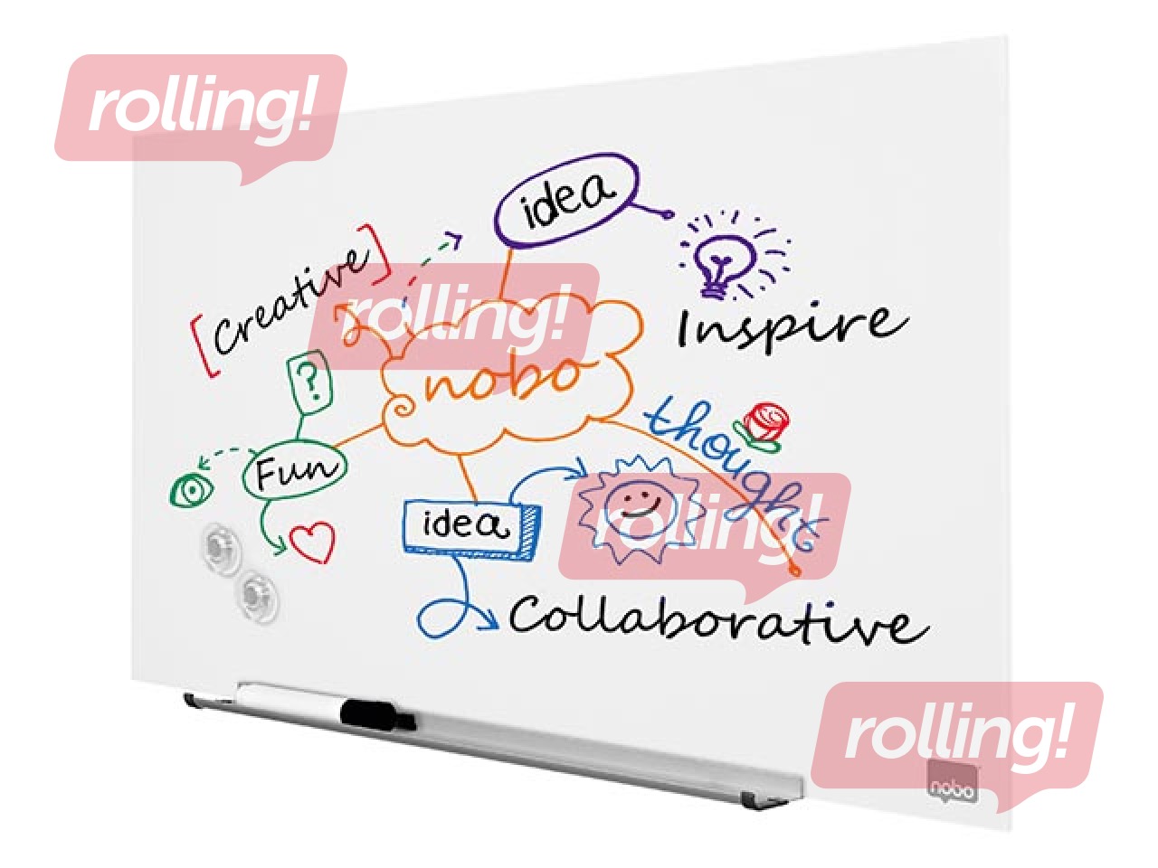 Magnetiline klaastahvel Nobo Impression Pro, 31