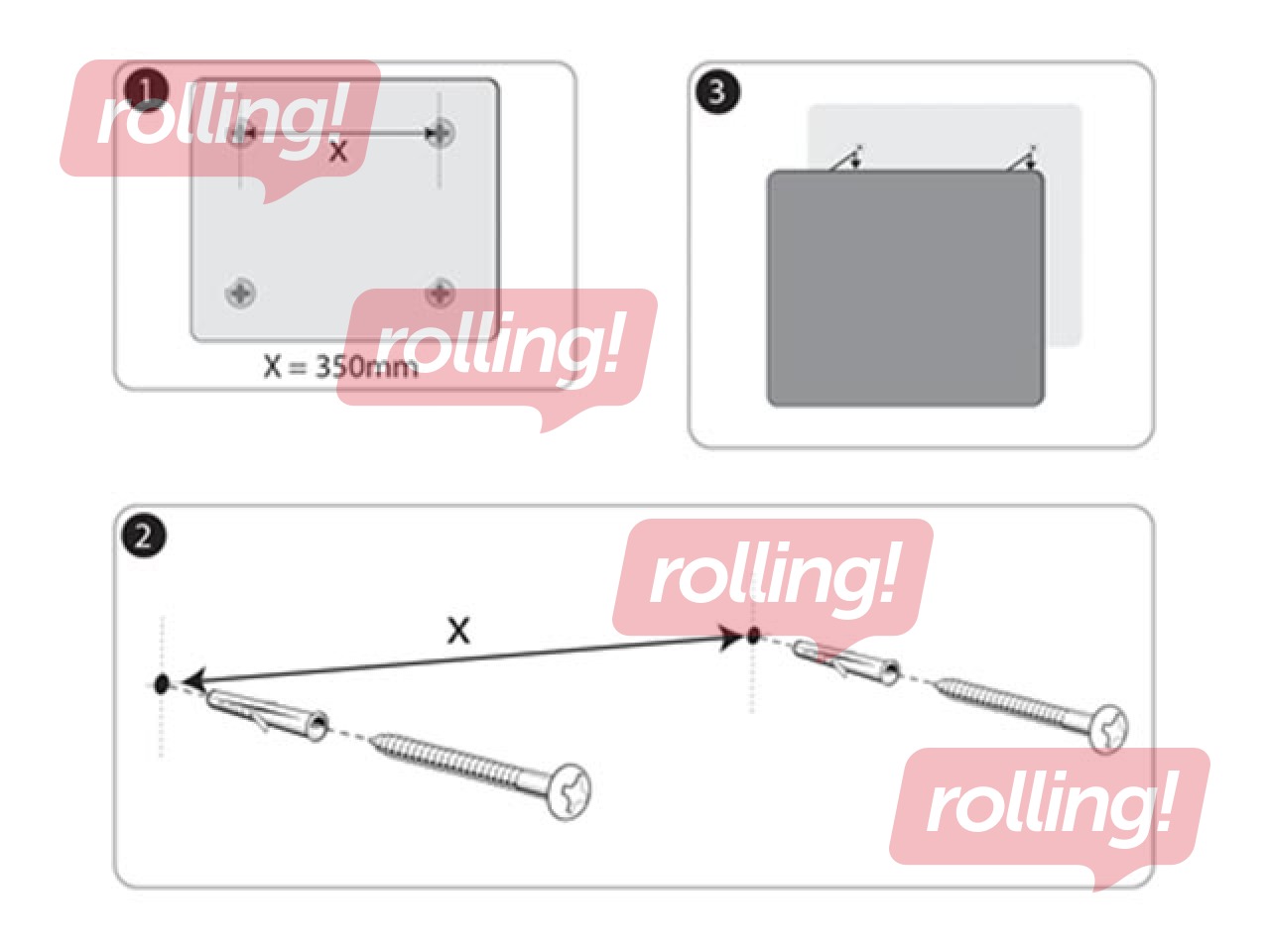 Magnetiline klaastahvel Nobo, 45 x 45 cm, sinine