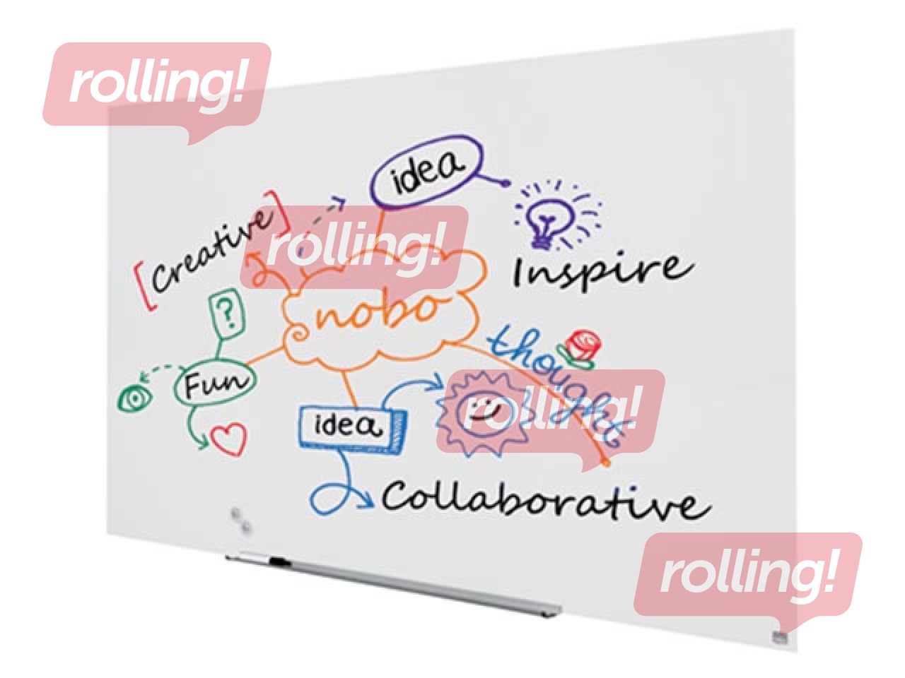 Magnetiline klaastahvel Nobo Impression Pro, 85