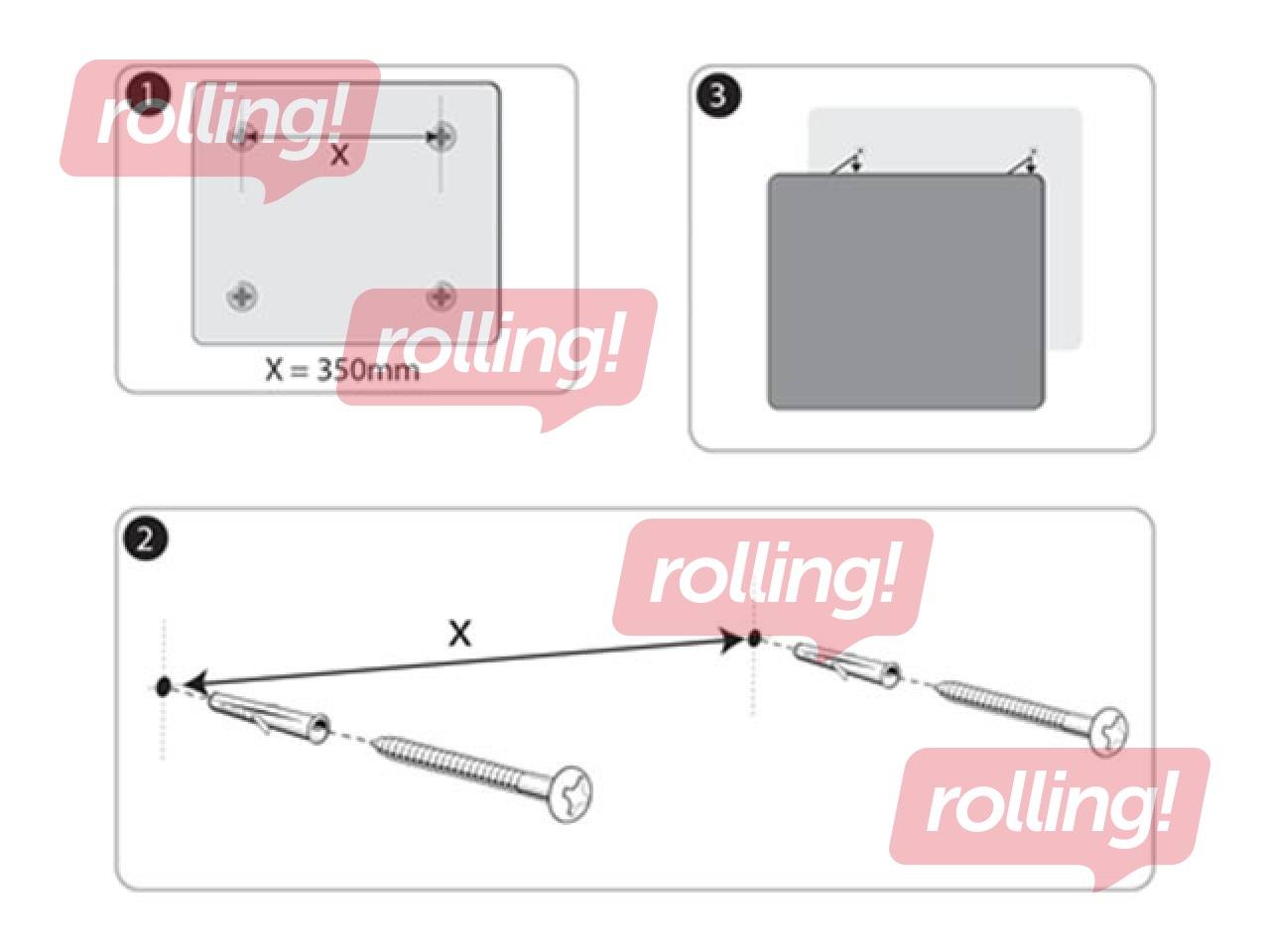 Magnetiline klaastahvel Nobo, 45 x 45 cm, must