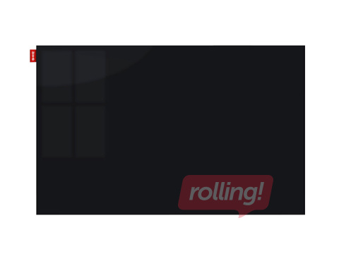 Klaastahvel Memoboards, magnetiline, 80x60cm, must