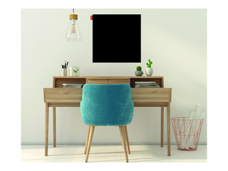 Klaastahvel Memoboards, magnetiline, 120 x 90 cm, must