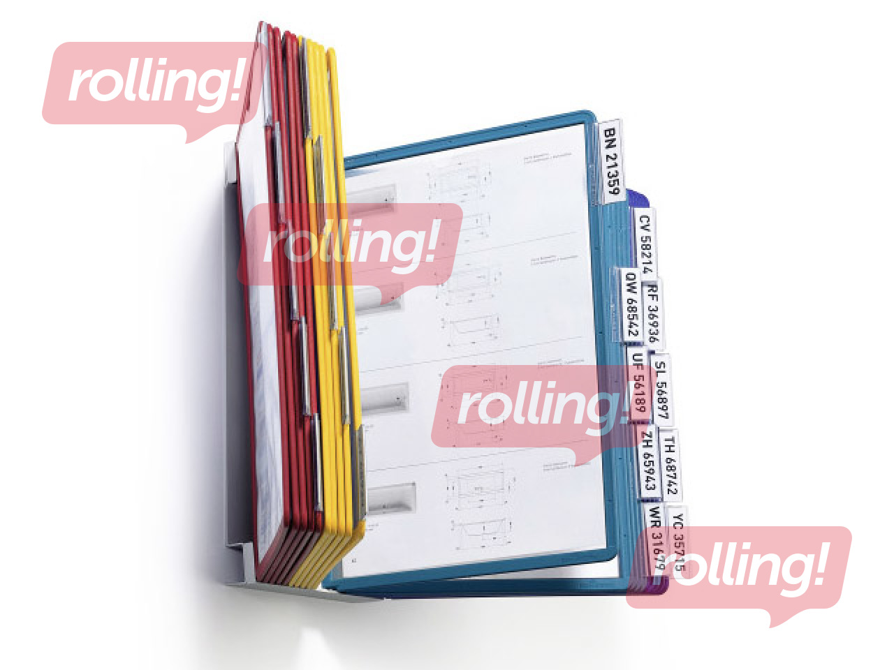 Infostend Durable Vario Wall, 20 lehte, asorted