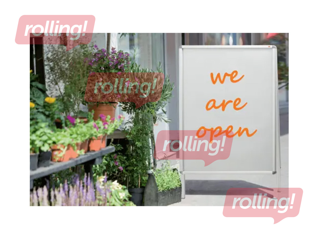 Informācijas stends alumīnija rāmī Nobo Essence, āra apstākļiem, A2, 47.5x89x7cm